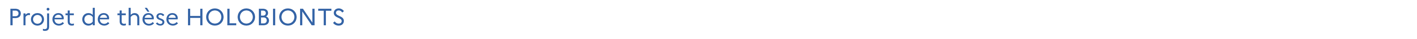 HOLOBIONTS